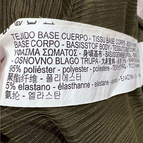 Zara strappy cross back olive green romper size medium - Picture 9 of 9